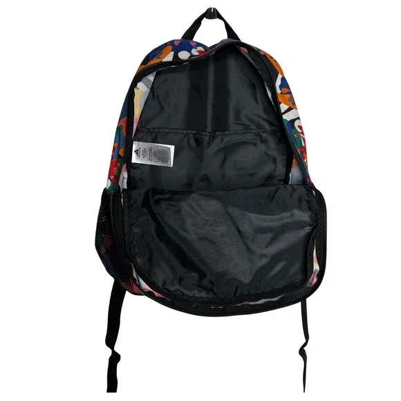 Adidas x Farm Rio Multicolor Graphic Backpack End Plastic Waste Collab Pre-Owned - Picture 3 of 9